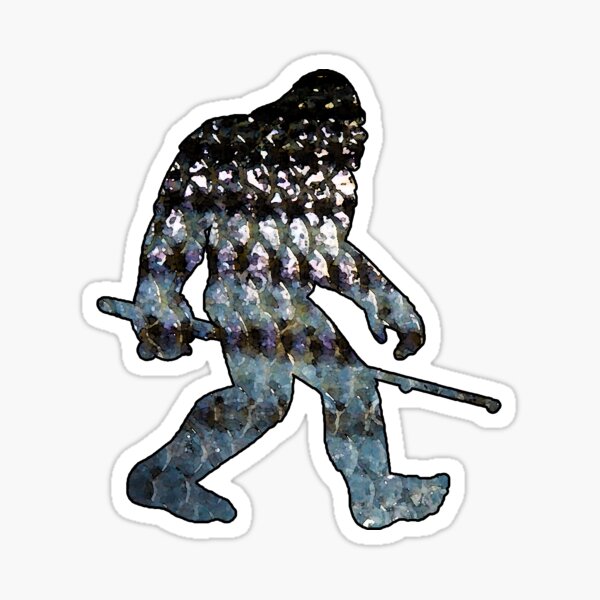 Bigfoot Carrying Fishing Pole Decal – Capt. Harry's Fishing Supply