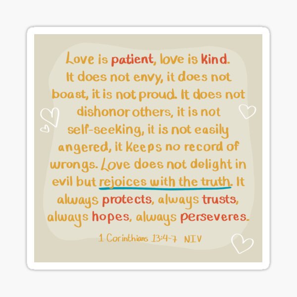 1 Corinthians 13 7 Gifts Merchandise Redbubble