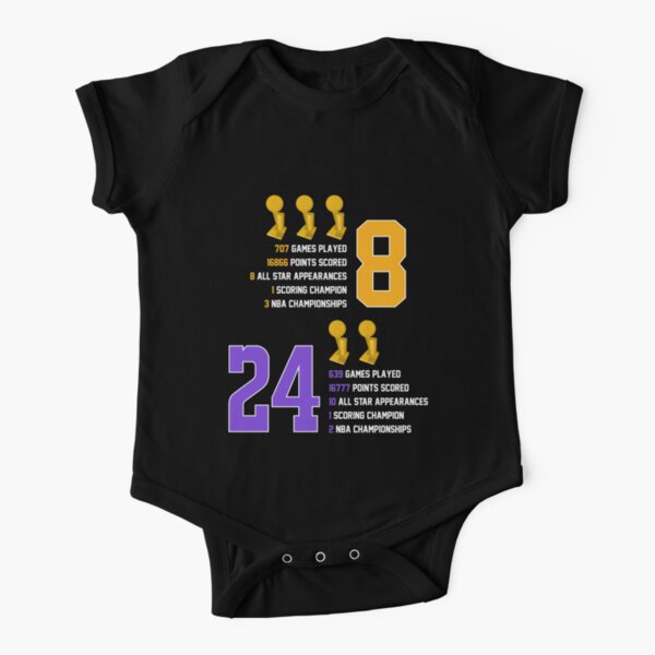 Kobe Bryant Retired 824 Jersey Score final Body manches courtes