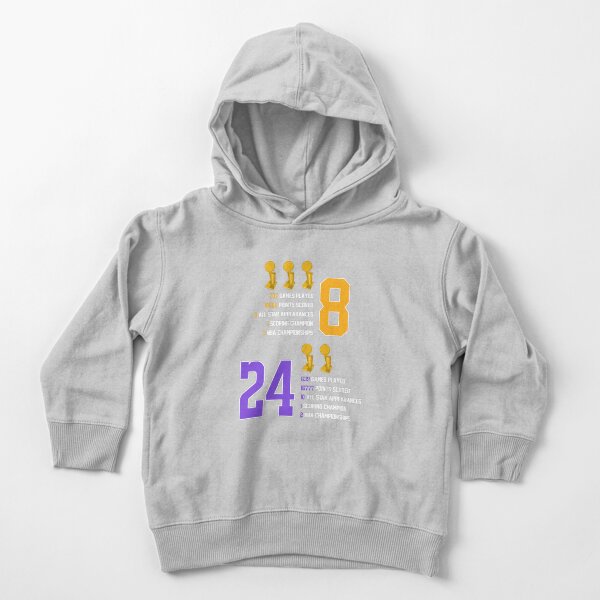 Kobe Bryant se retiró 824 Jersey Final Score Sudadera con capucha para bebé