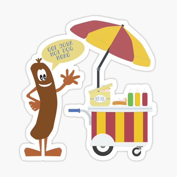 Hot Dog - Life in Reverse Sticker