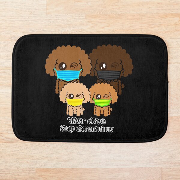 Item preview, Kawaii Poodle Puppy Dogs Mask Coronavirus designed and sold by Washyourhandss.