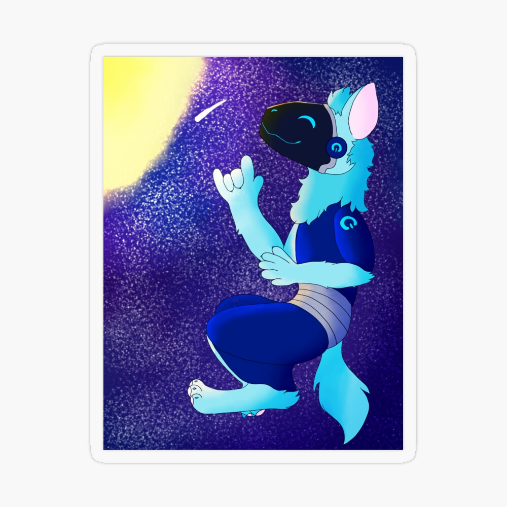 Lemondrop the Protogen Art Board Print for Sale by Fursumi