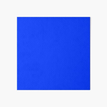 Lámina rígida for Sale con la obra «color azul eléctrico profundo» de  kultjers