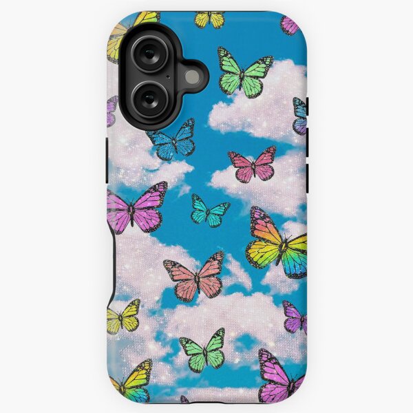 Aperçu de l'œuvre motif papillon nuageux créée et vendue par disco dottie.