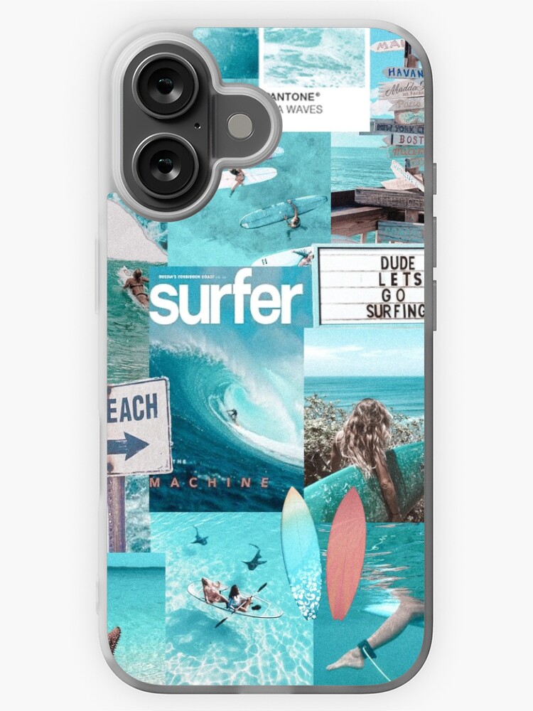 SURF DREAMS VSCO COLLAGE iPhone Case