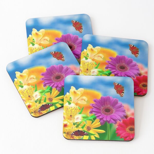 Item preview, Summer- flowers & butterfies designed and sold by dplachkinova.