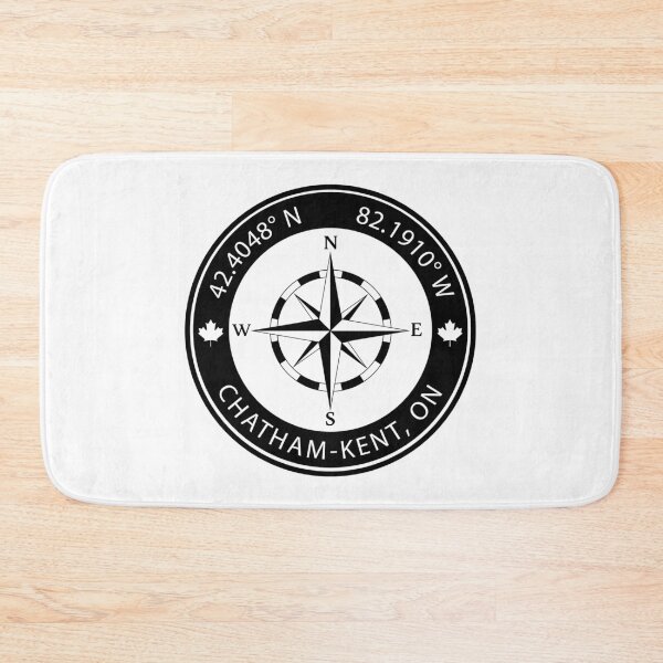 Item preview, Chatham-Kent, Ontario Geographical Coordinates designed and sold by TeeOhGraphics.