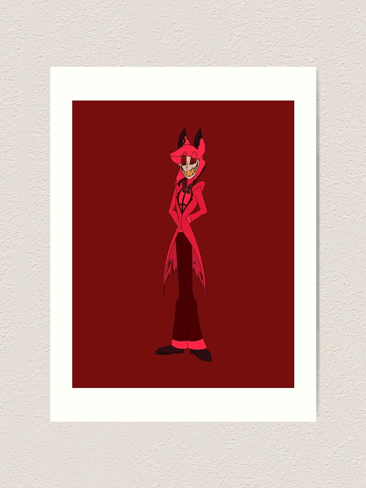 Alastor The Radio Demon Art Print For Sale By Novadoesarts Redbubble