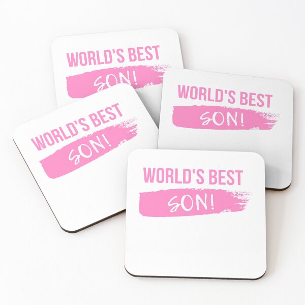 Item preview, World's Best Son designed and sold by TextyQuotes.
