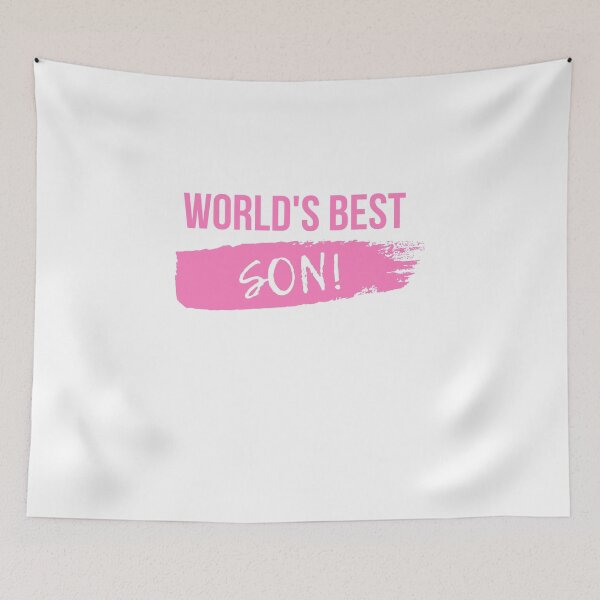 Item preview, World's Best Son designed and sold by TextyQuotes.