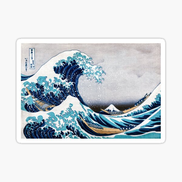 The Great Wave Off Kanagawa Sticker