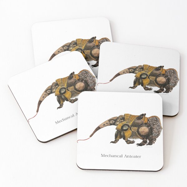 Item preview, Steampunk Mechanical Anteater designed and sold by chrismendezAI.