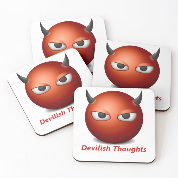 Item preview, Devilish Thoughts emoji designed and sold by lacm2020.