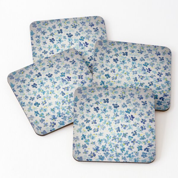Aperçu de l'œuvre Imprimé aquarelle bleu Forget-me-not créée et vendue par SpringCandy.