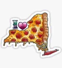 I Love NY Pizza Sticker