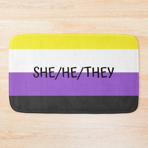 Item preview, Pronouns Nonbinary Flag designed and sold by dairyfreegoblin.