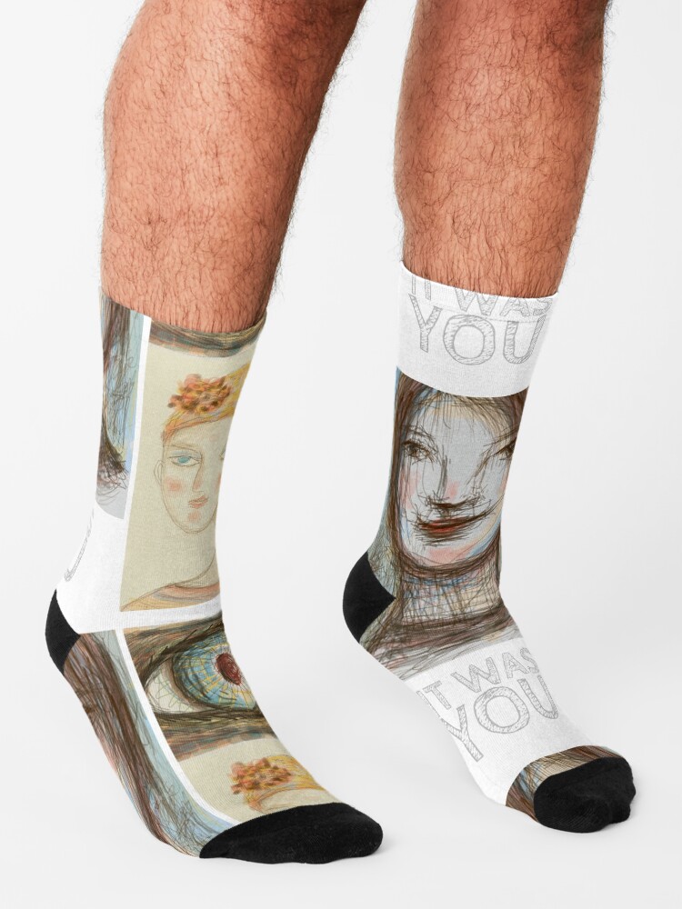 Alternate view of It was YOU Socks