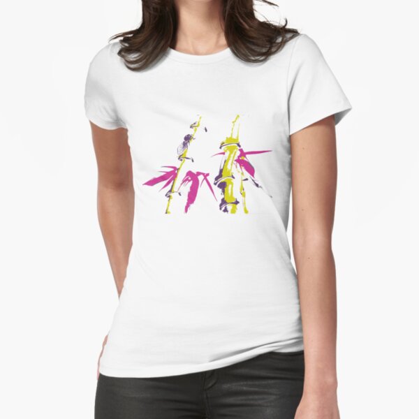 Bamboo and Cicada Fitted T-Shirt