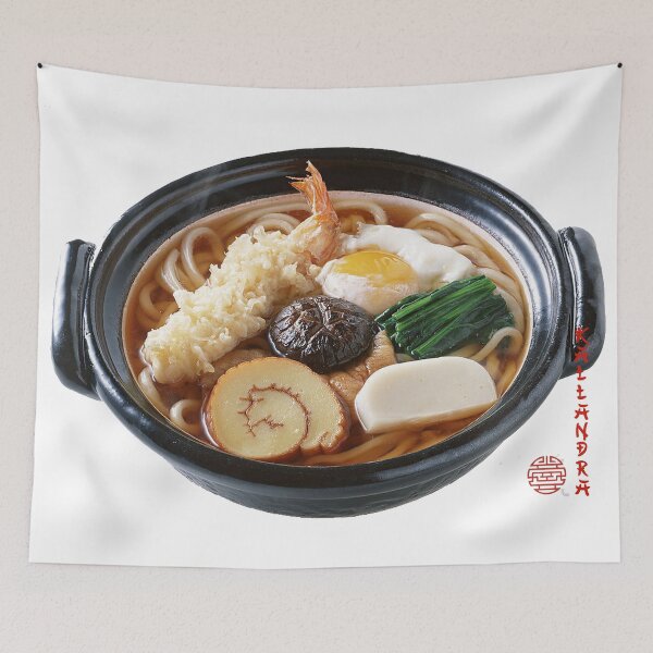Item preview,  healthy and tolerable. Who doesn't love Japanese cuisine? Does your mouth water? Asian food in ceramic bowl. designed and sold by Kallandra.