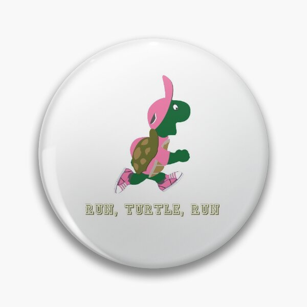 Item preview, Run Turtle Run Cute Running Turtle in Pink designed and sold by Hedgie Designs.