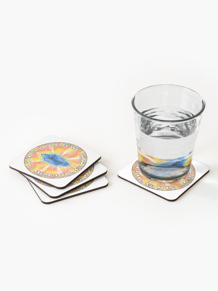Alternate view of "I Do As The Crystal Guides" Death Crystal from Rick and Morty™ Coasters (Set of 4)