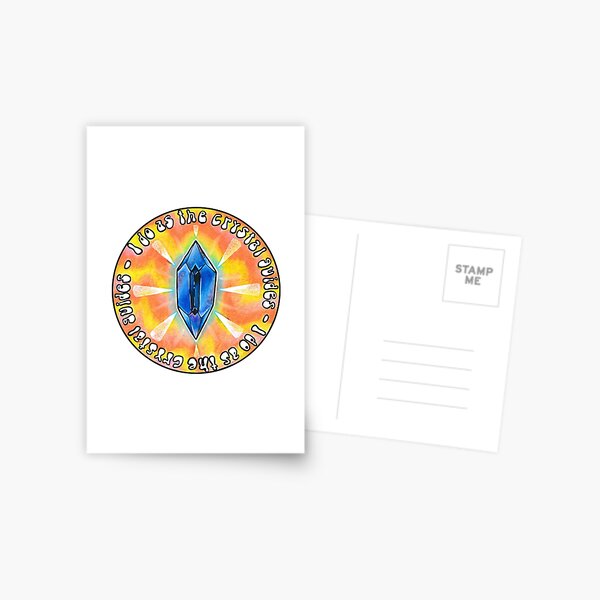 "I Do As The Crystal Guides" Death Crystal from Rick and Morty™ Postcard