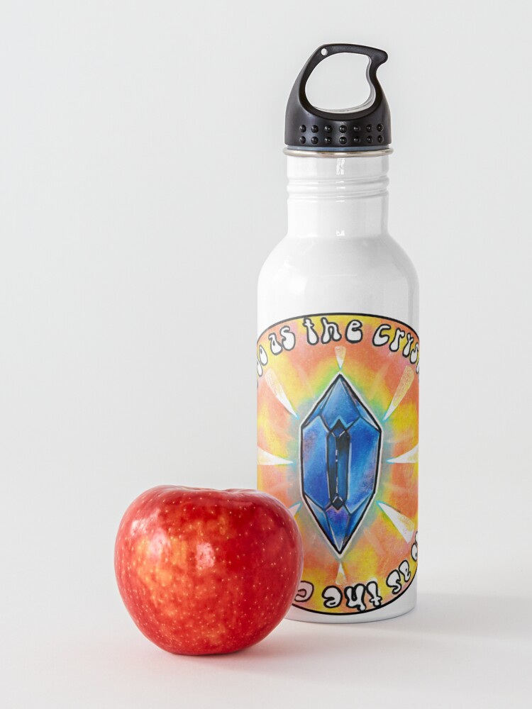 Alternate view of "I Do As The Crystal Guides" Death Crystal from Rick and Morty™ Water Bottle