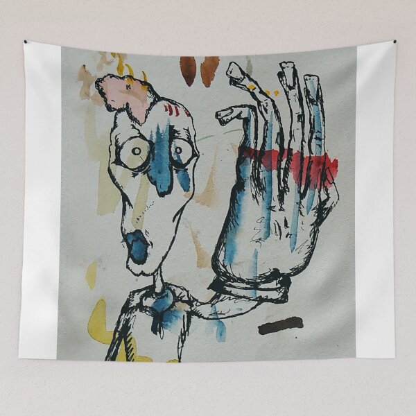 Item preview, The Hand that Feeds, Watercolor Doodle designed and sold by Coledata11.
