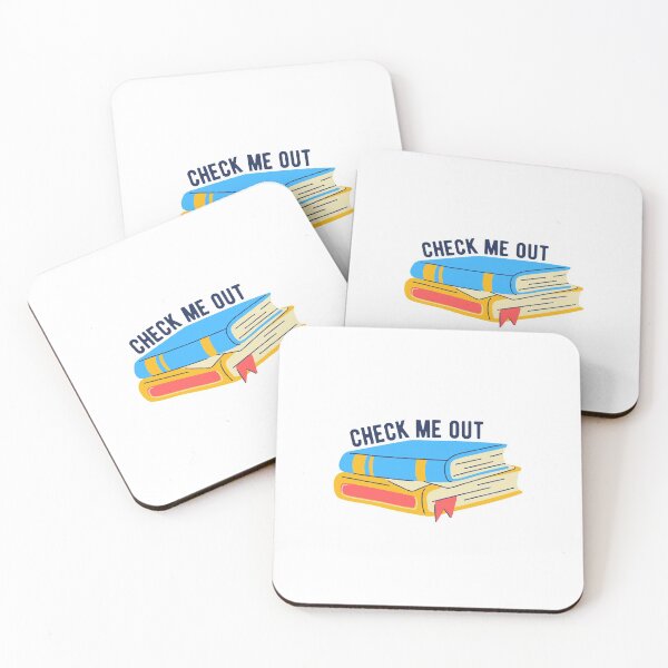 Item preview, Check Me Out- Library/ Reading Pun designed and sold by erinaceous.