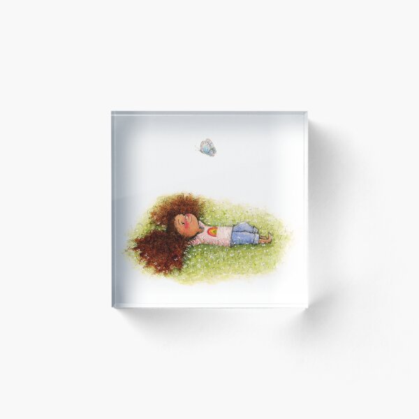 Butterfly Daydream Acrylic Block