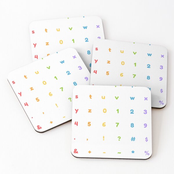 Item preview, Rainbow Alphabet + Heart Set: Deco Set v3 designed and sold by JHuiYanLi.