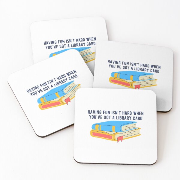 Item preview, Having fun isn't hard when you've got a library card designed and sold by erinaceous.