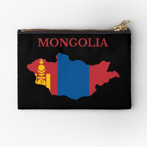 Aperçu de l'œuvre Carte et drapeau de la Mongolie créée et vendue par Marwa Sharafeldin.
