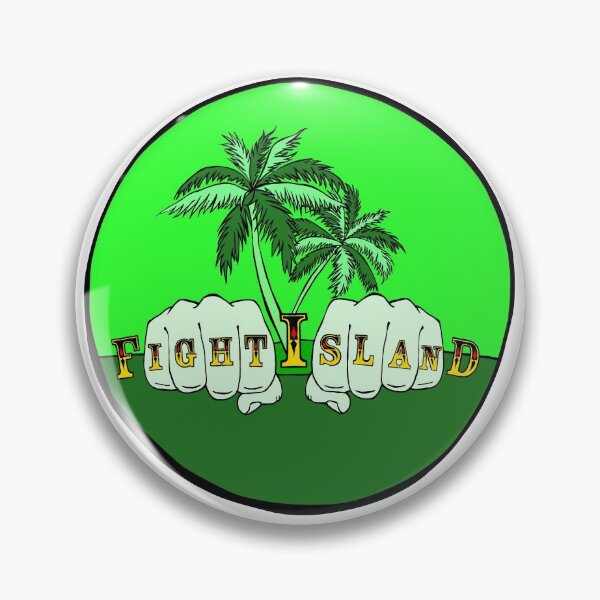 Item preview, Fight Island circle logo green designed and sold by shtem.