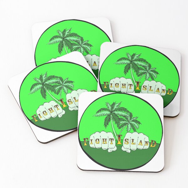 Item preview, Fight Island circle logo green designed and sold by shtem.