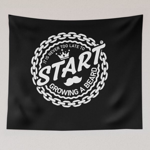 Item preview, It is never too late to start growing a beard designed and sold by netrok.