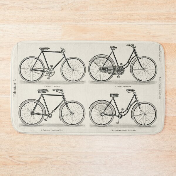 Item preview, Retro Bicycle Series Illustration designed and sold by Lemon  Merch.