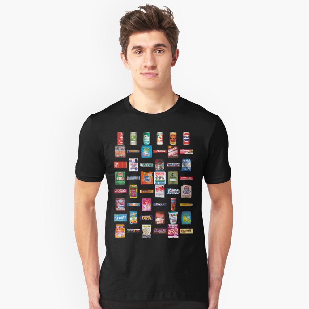 NDVH 80s Junk Food Slim Fit T-Shirt