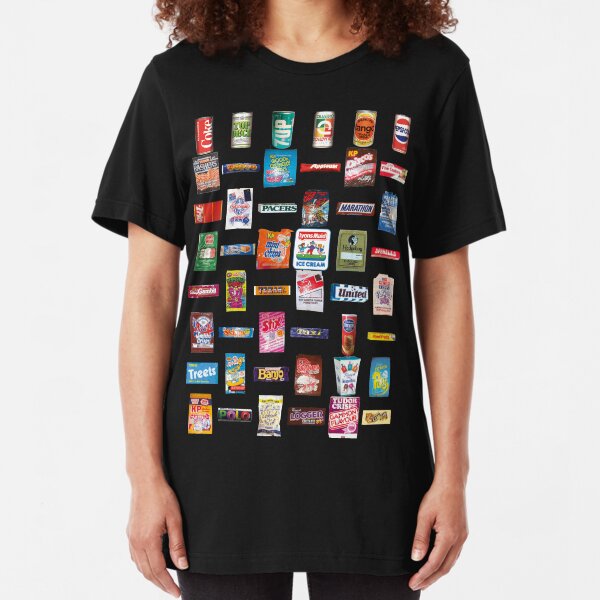 NDVH 80s Junk Food Slim Fit T-Shirt
