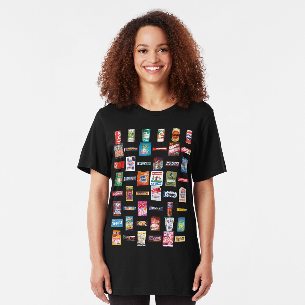 NDVH 80s Junk Food Slim Fit T-Shirt