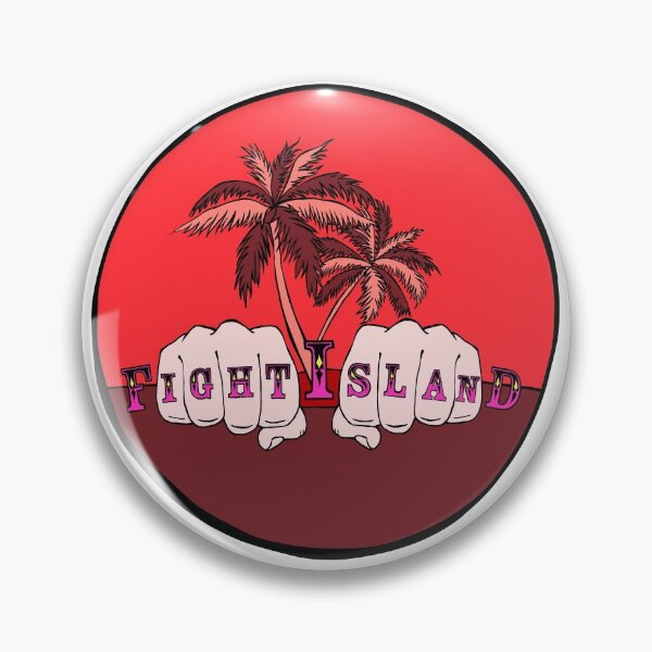 Item preview, Fight Island circle logo red2 designed and sold by shtem.