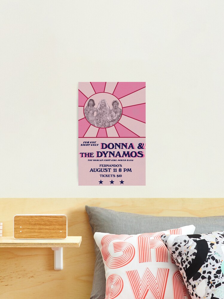 Thumbnail 1 of 3, Photographic Print, Donna and the Dynamos poster designed and sold by doubleohh7.