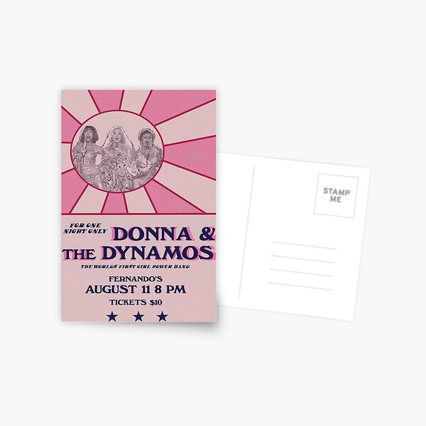 Item preview, Donna and the Dynamos poster designed and sold by doubleohh7.