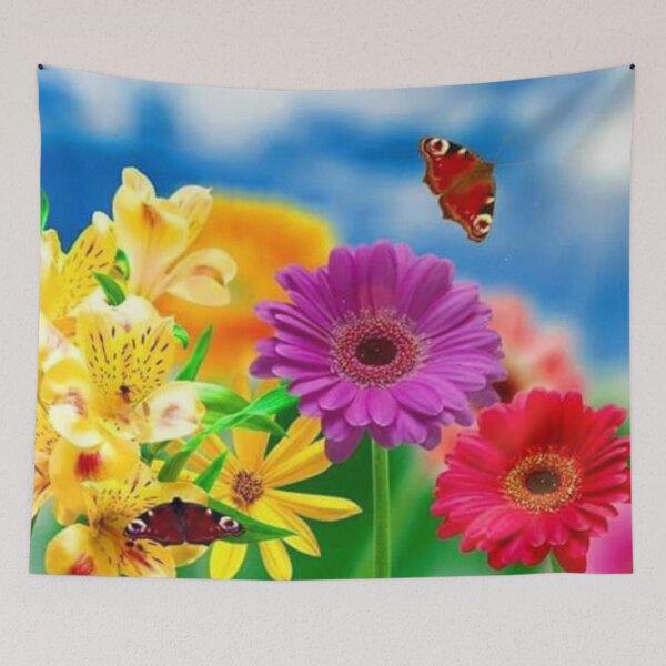 Item preview, Summer- flowers & butterfies designed and sold by dplachkinova.
