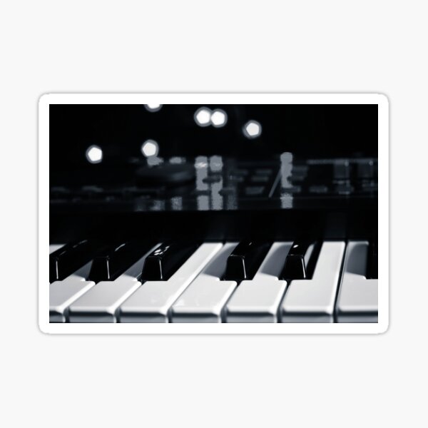 Synth Keyboard Sticker