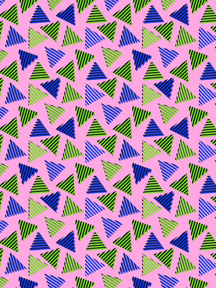 Thumbnail 5 of 5, iPhone Case, Retro Triangle Pattern designed and sold by MyTribePatterns.