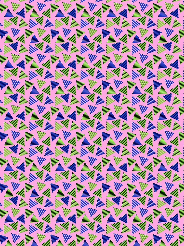 Thumbnail 3 of 3, Scarf, Retro Triangle Pattern  designed and sold by MyTribePatterns.