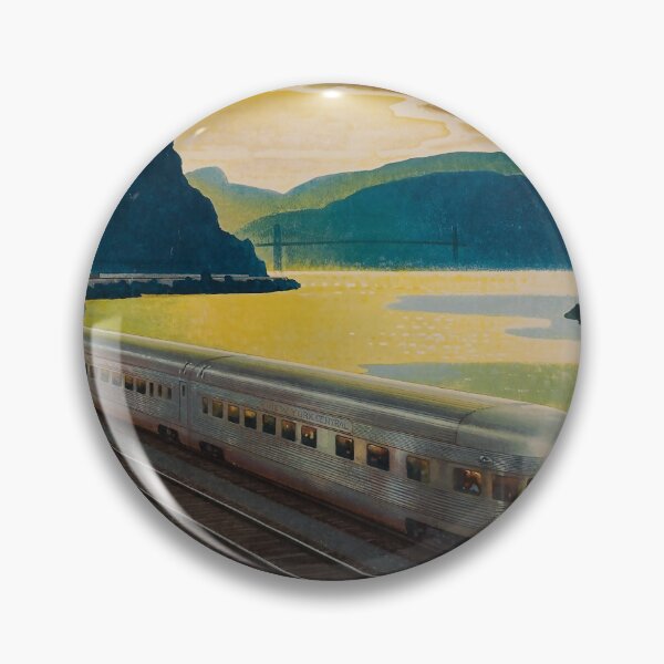 Item preview, Highlands of the Hudson vintage travel poster designed and sold by stickart-marek.