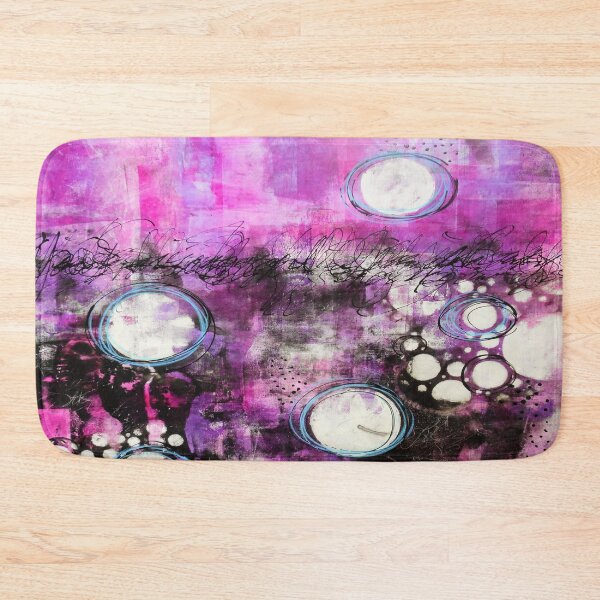 Item preview, Magenta Circles Abstract designed and sold by CeeCeeArt.
